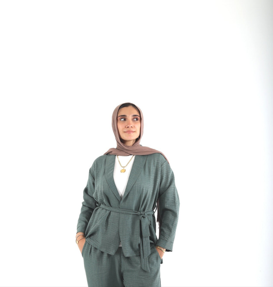 The Cross top. - Emerald Green