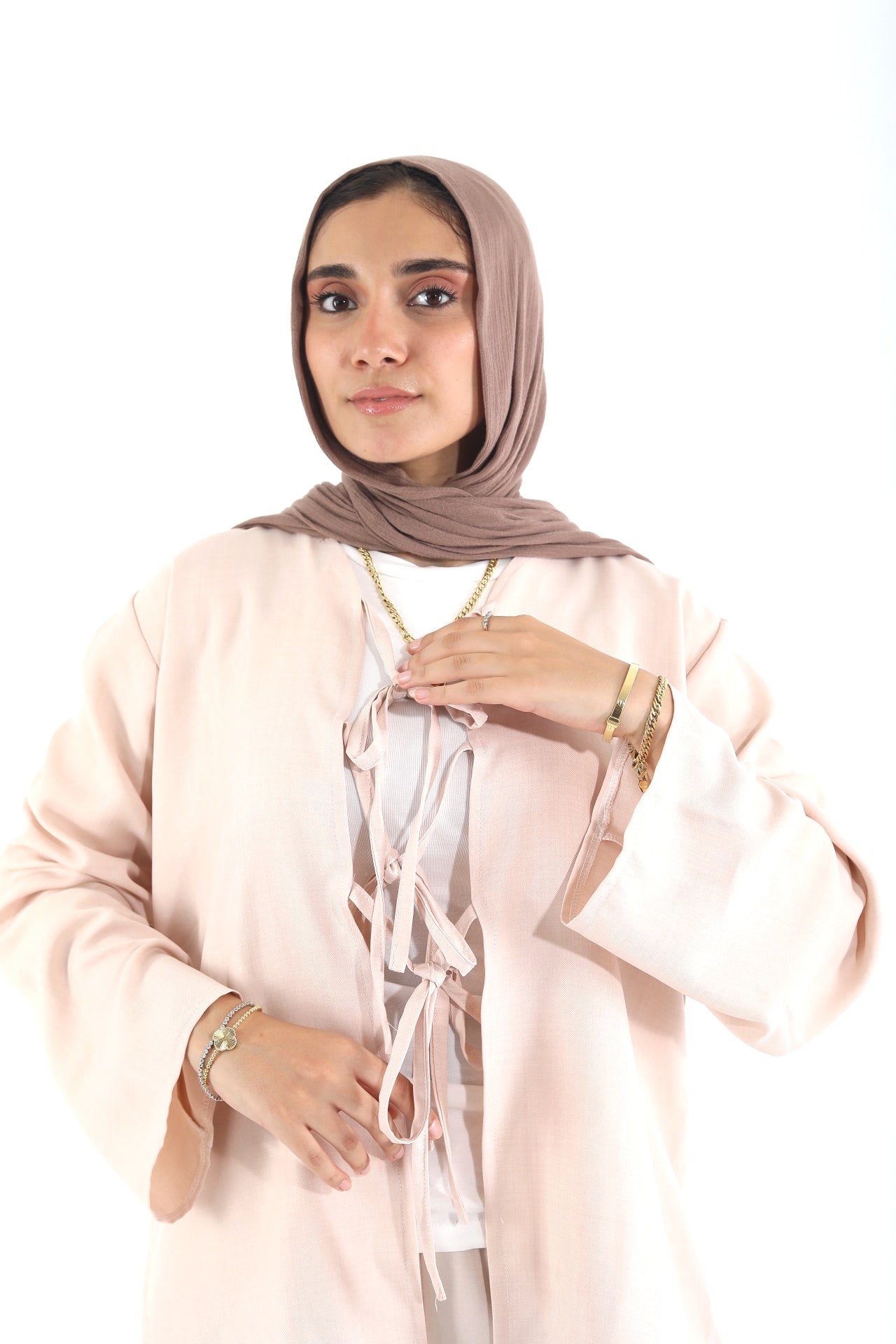 The Bow top. Beige