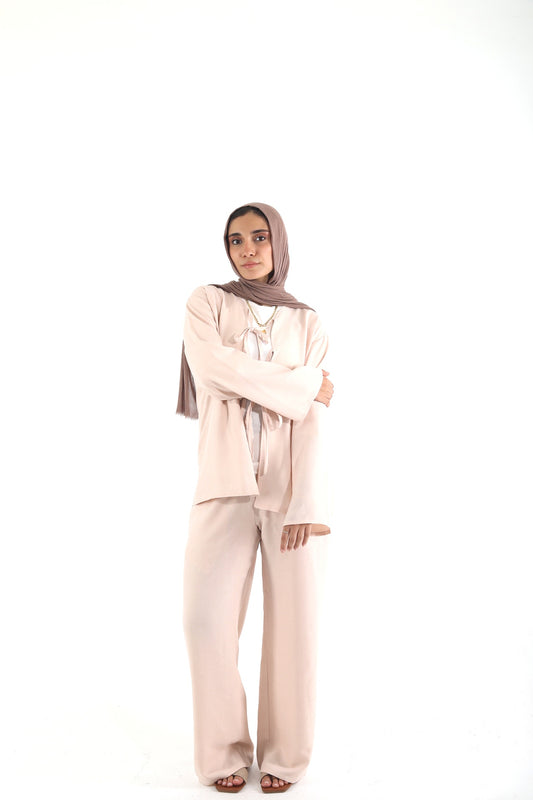 The Bow set - Beige